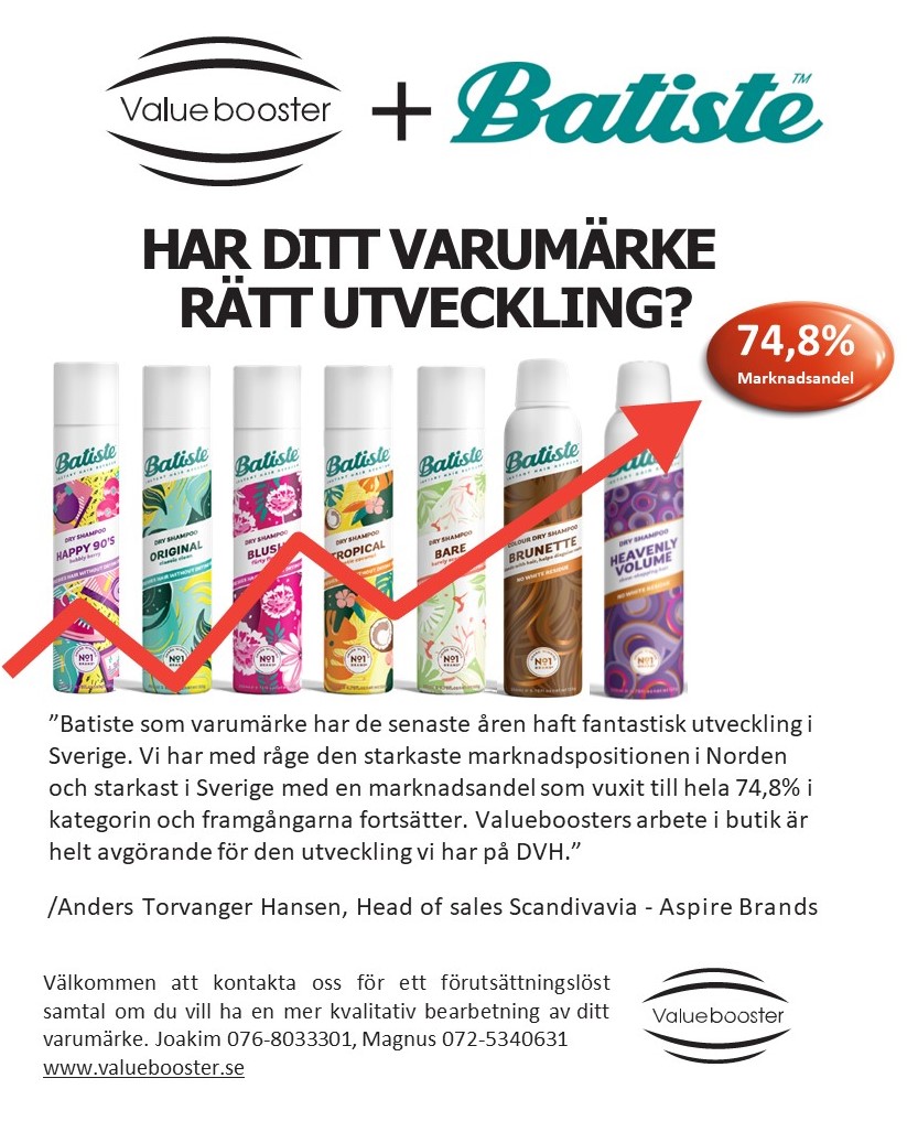 Vår annonsering Batiste